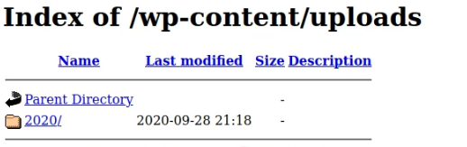 Example of Directory Browsing Example of Directory Browsing