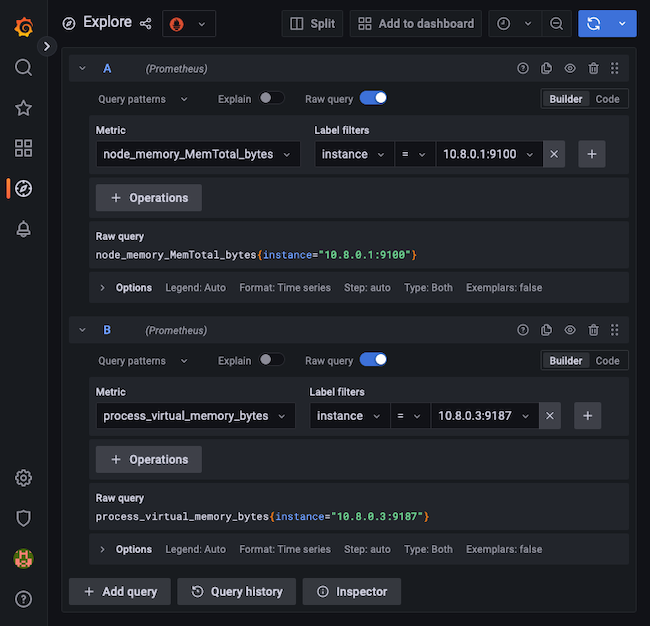 Adding queries for Prometheus metrics to Grafana Adding queries for Prometheus metrics to Grafana